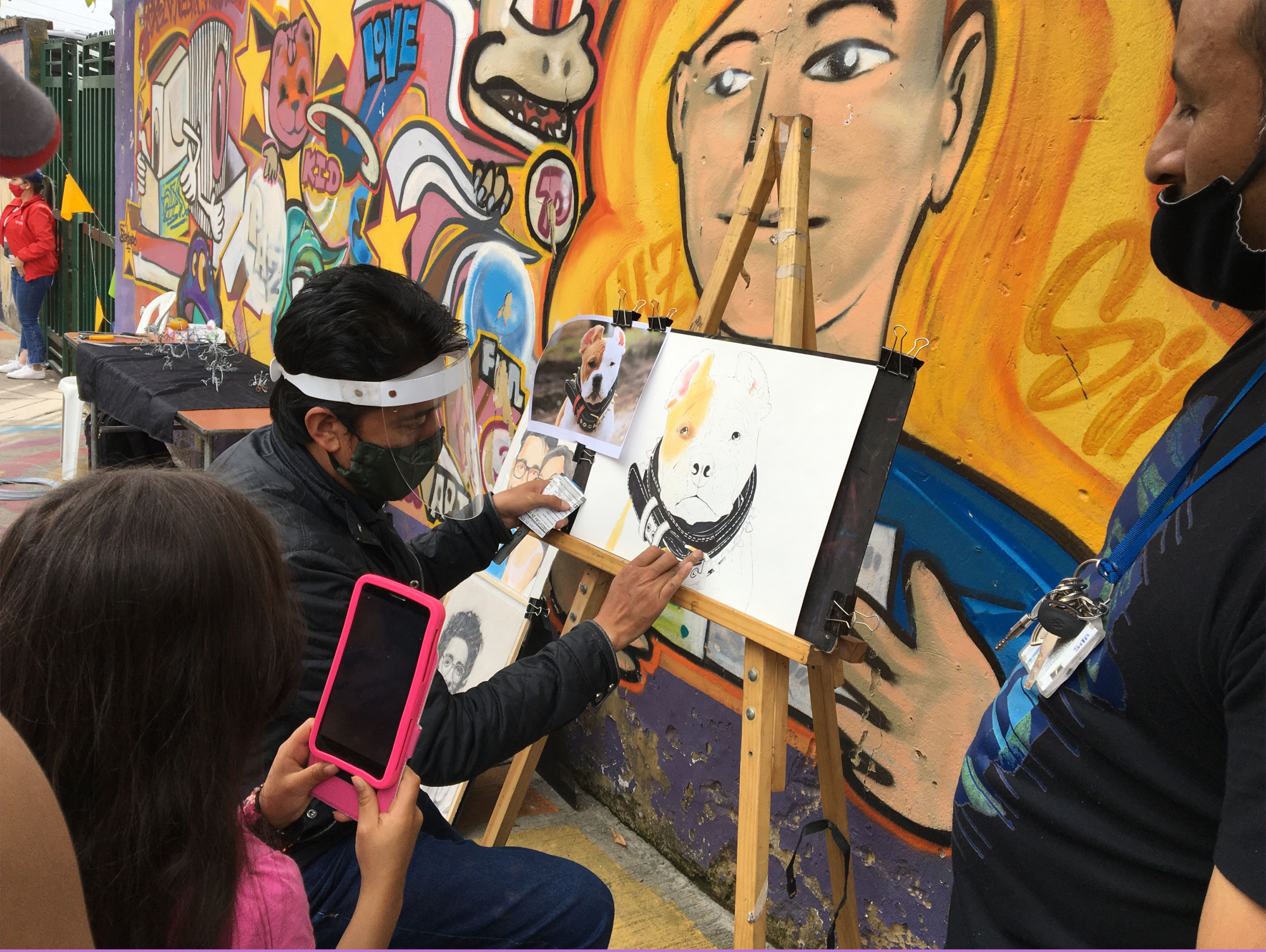 Artistas espacio publico